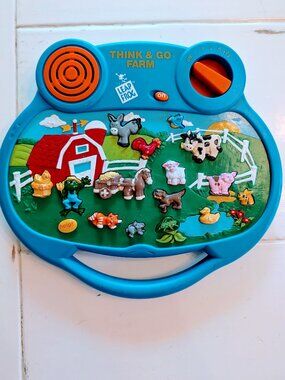 VTG 1998 LeapFrog Think & Go Farm Learning Toy Interactive Barn Animals Tested